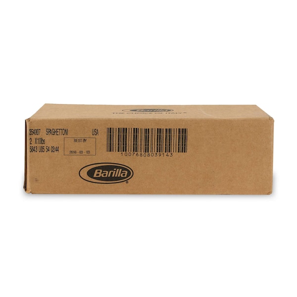 Barilla Non-GMO Thick Spaghetti 160 oz. Pack, PK2